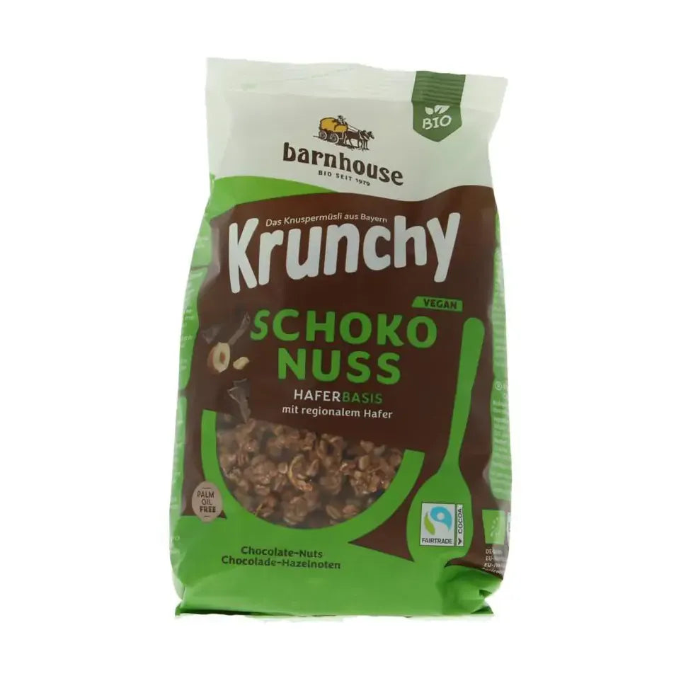 Barnhouse Krunchy choco noten 375 gram