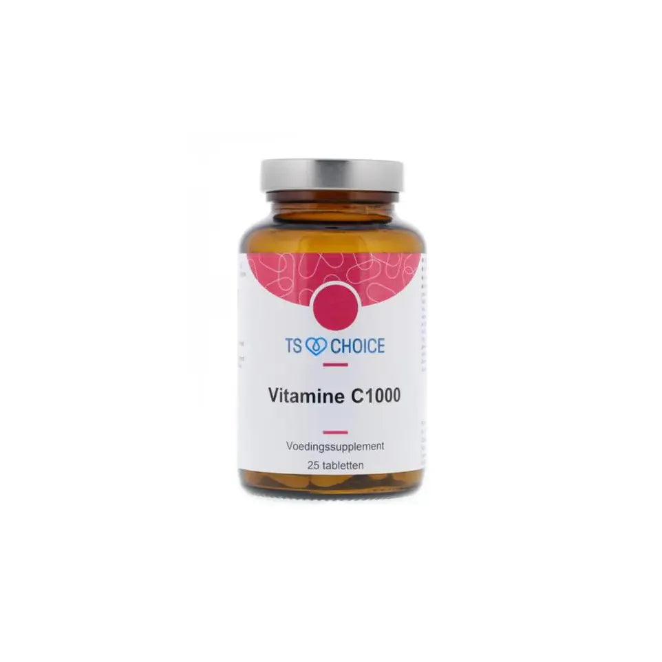 TS Choice Vitamine C 1000 mg & bioflavonoiden 25 tabletten