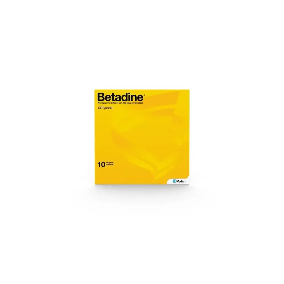 Betadine Desinfectie zalfgazen 10 stuks