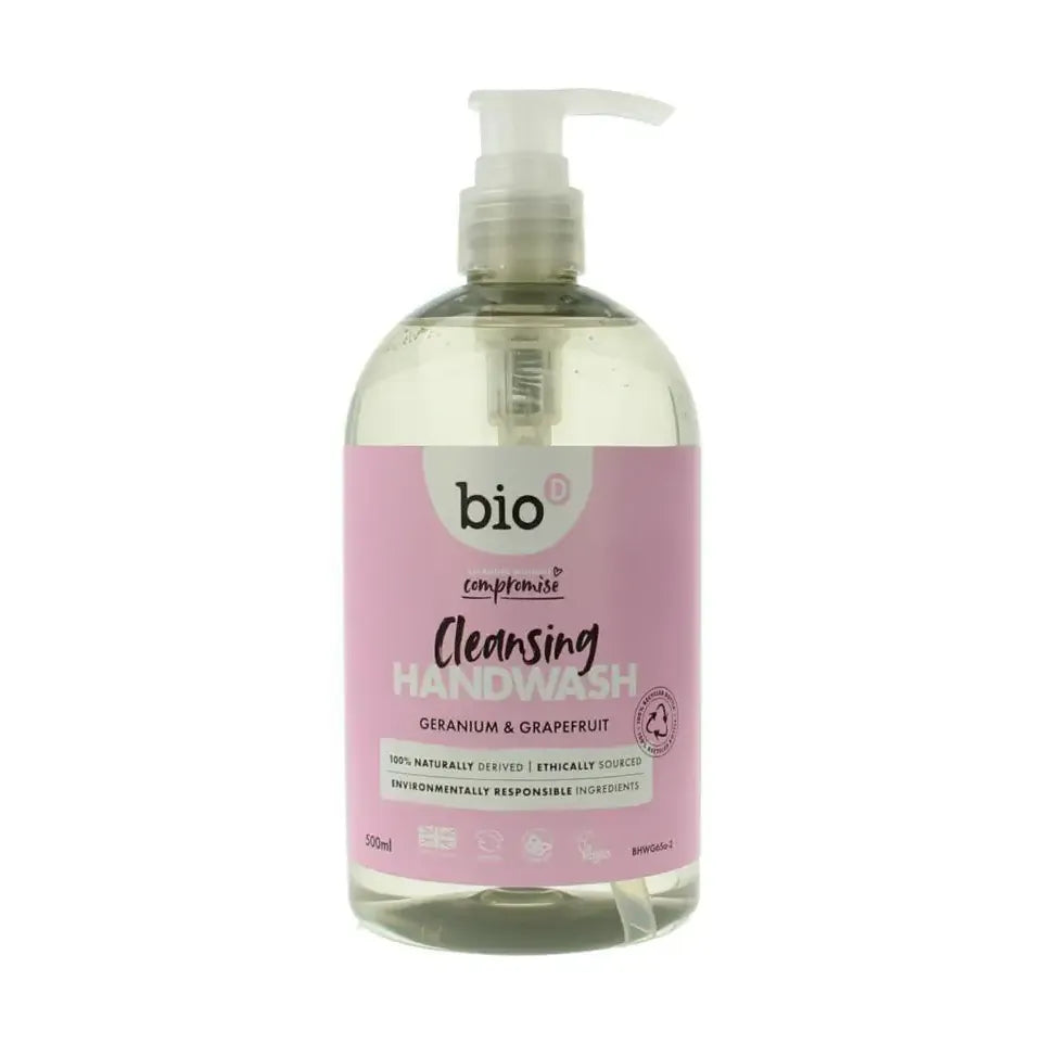 Bio-D Handzeep vloeibaar geranium 500 ml