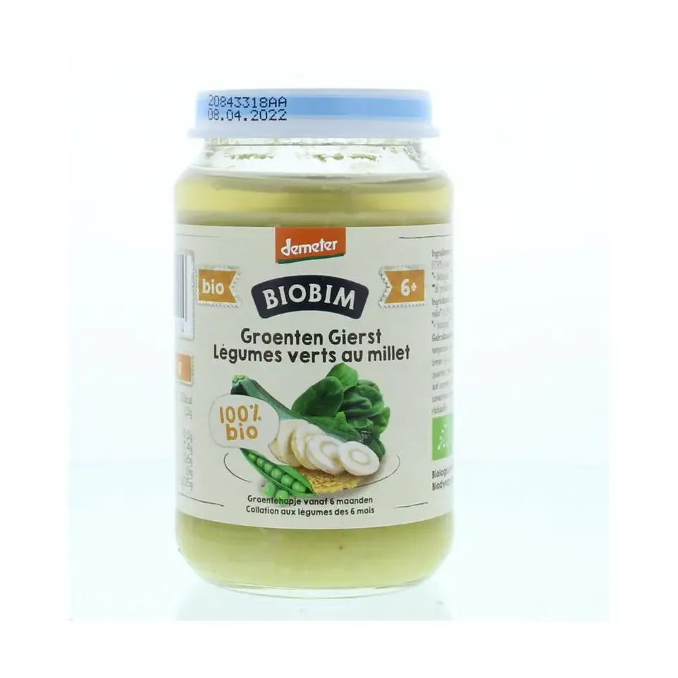 Biobim Groenten gierst 6+ maanden demeter bio 190 gram