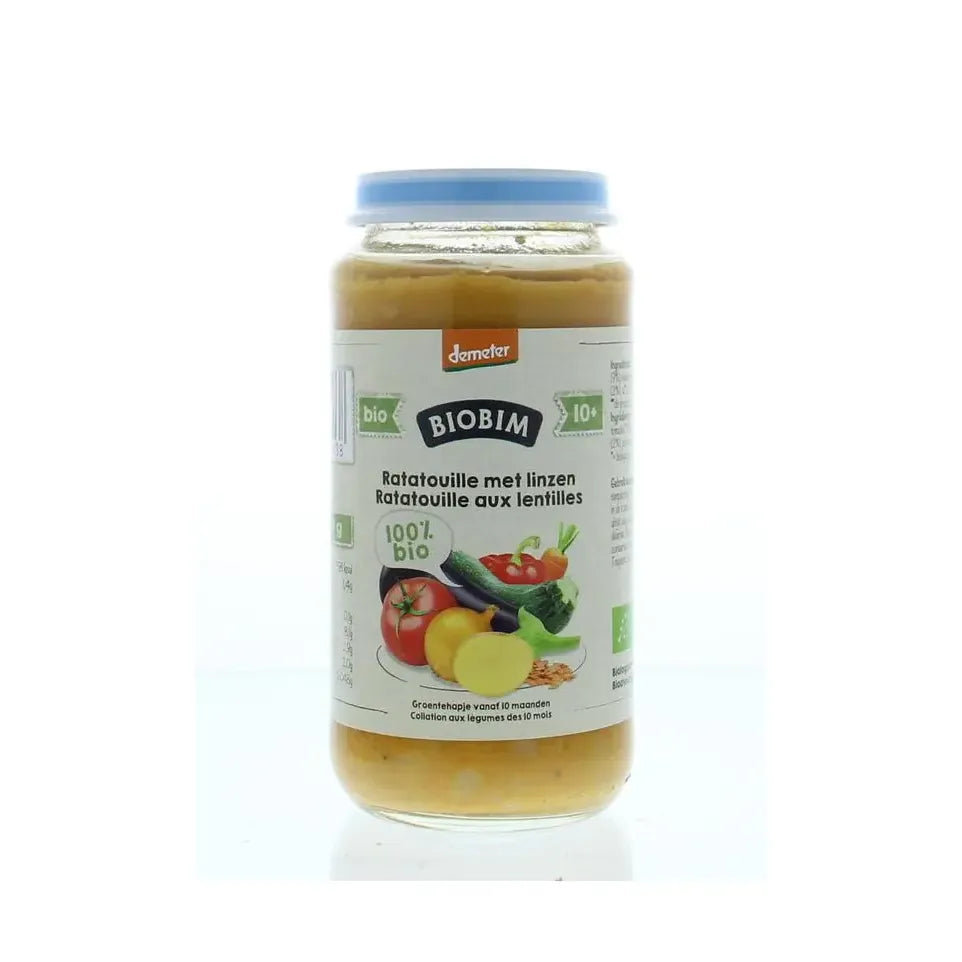 Biobim Ratatouille linzen 10+ maanden250 gram