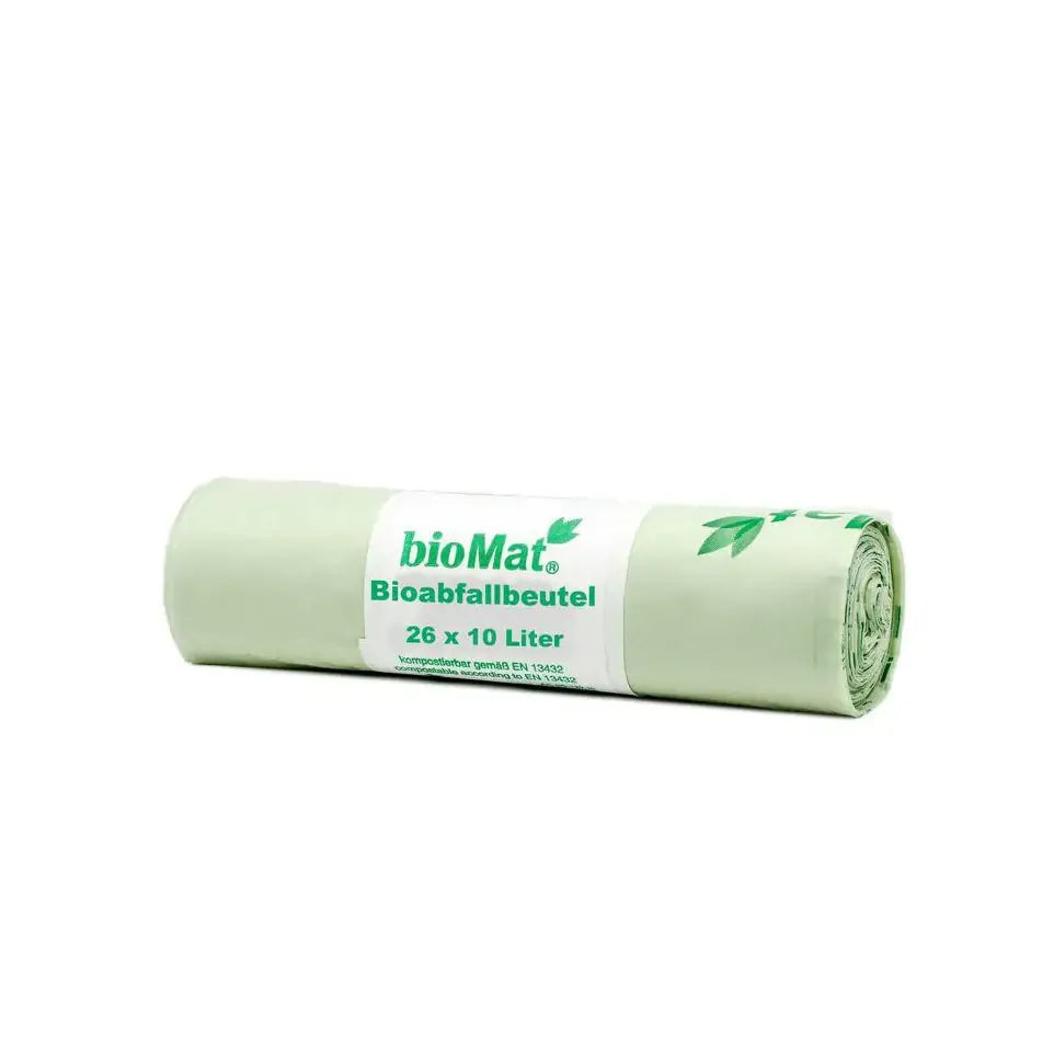 Biomat Wastebag compost 10 liter handvat 26 stuks