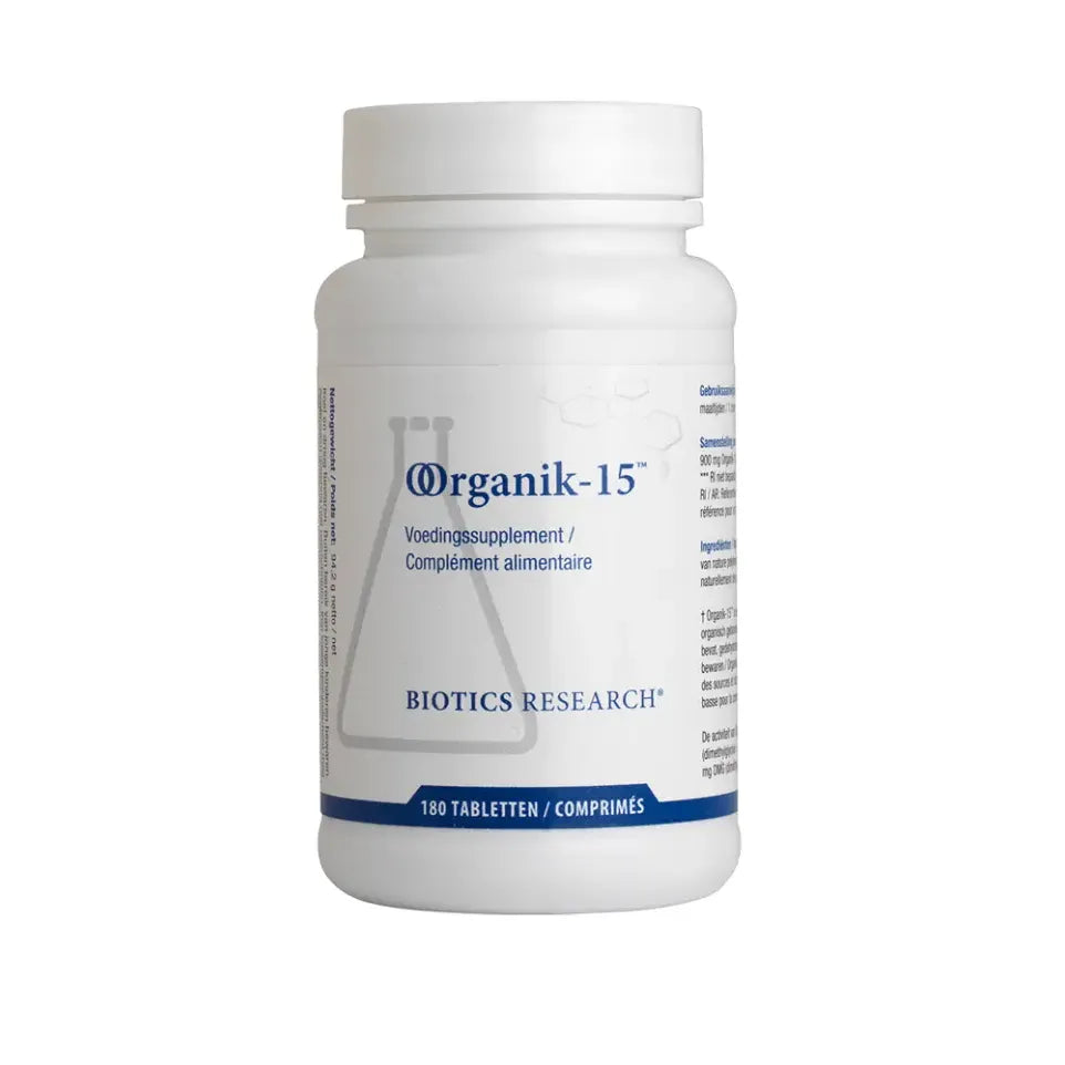 Biotics Oorganik-15 180 tabletten