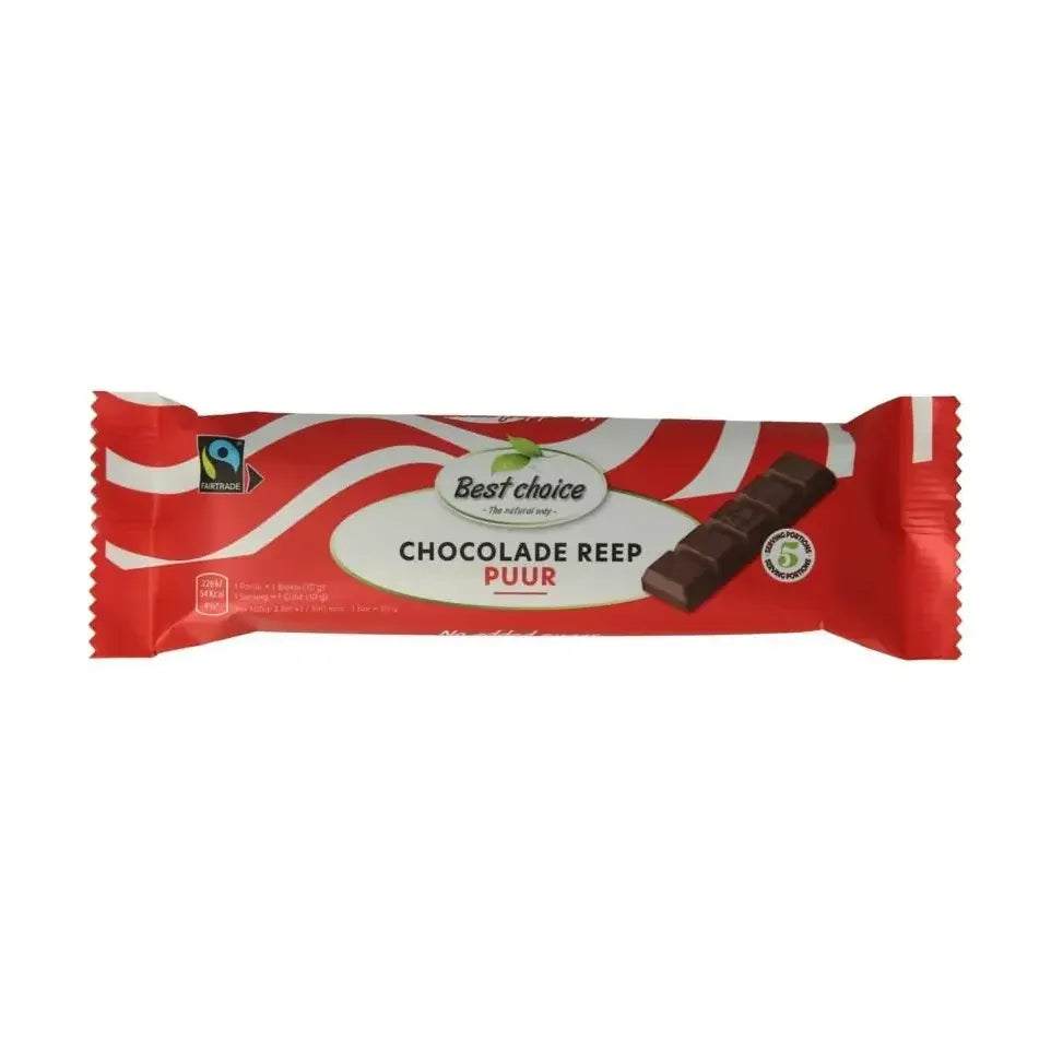 Bountiful Chocolade reep puur zonder toegevoegde suiker 50 gram