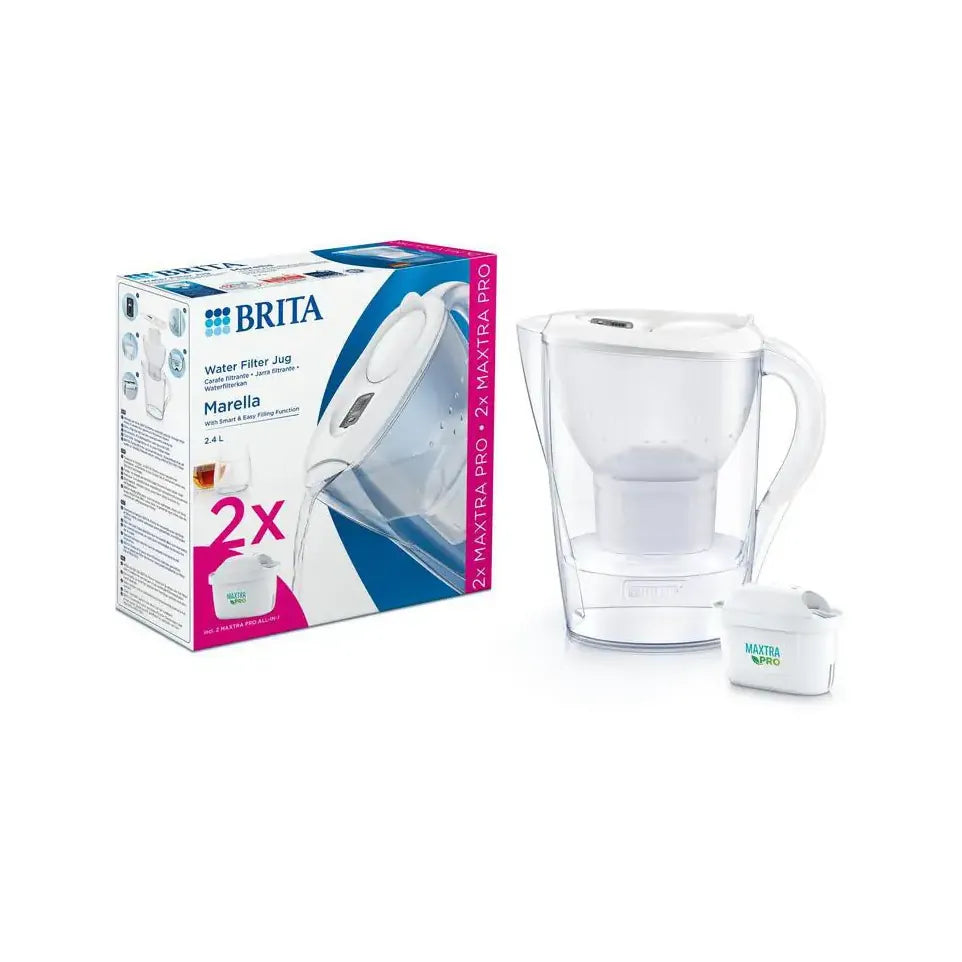 Brita Waterfilterkan Marella cool white+2 maxtra filters