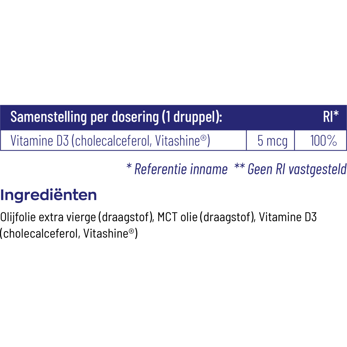 Vitakruid Vitamine D3 druppels 30 ml