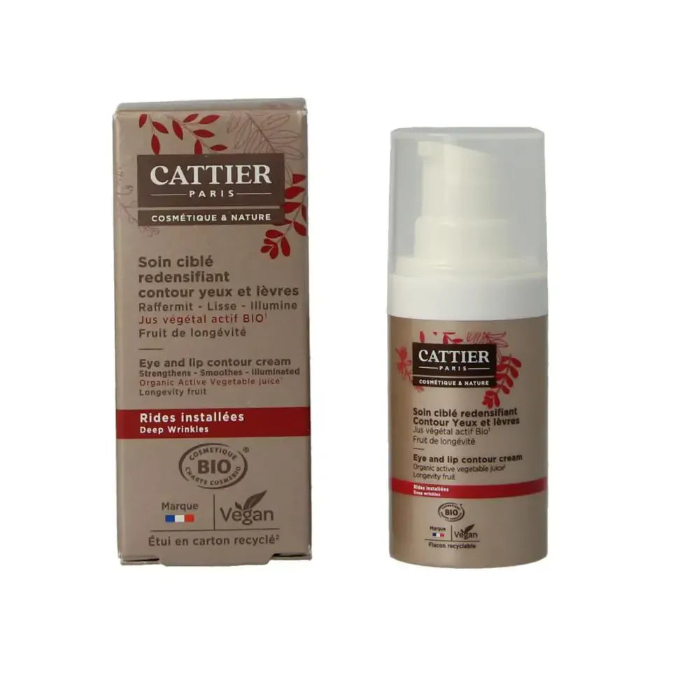 Cattier Oog- en lipcontour biologisch 15 ml