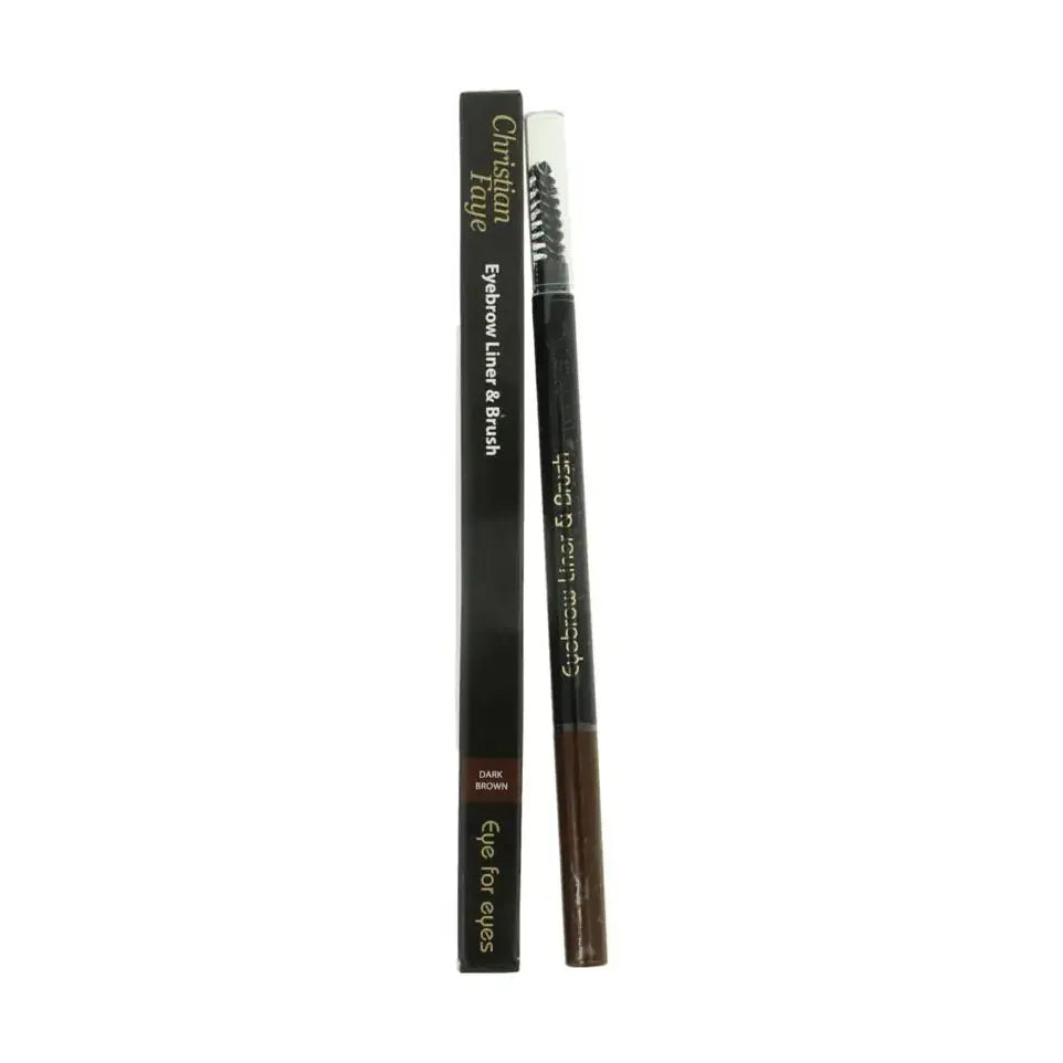 Christian Faye wenkbrauwp liner&brush brown 0.11 g