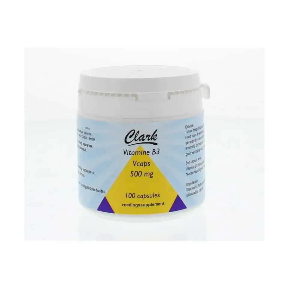 Clark Vitamine B3 nicotinamide 500 mg 100 vcaps