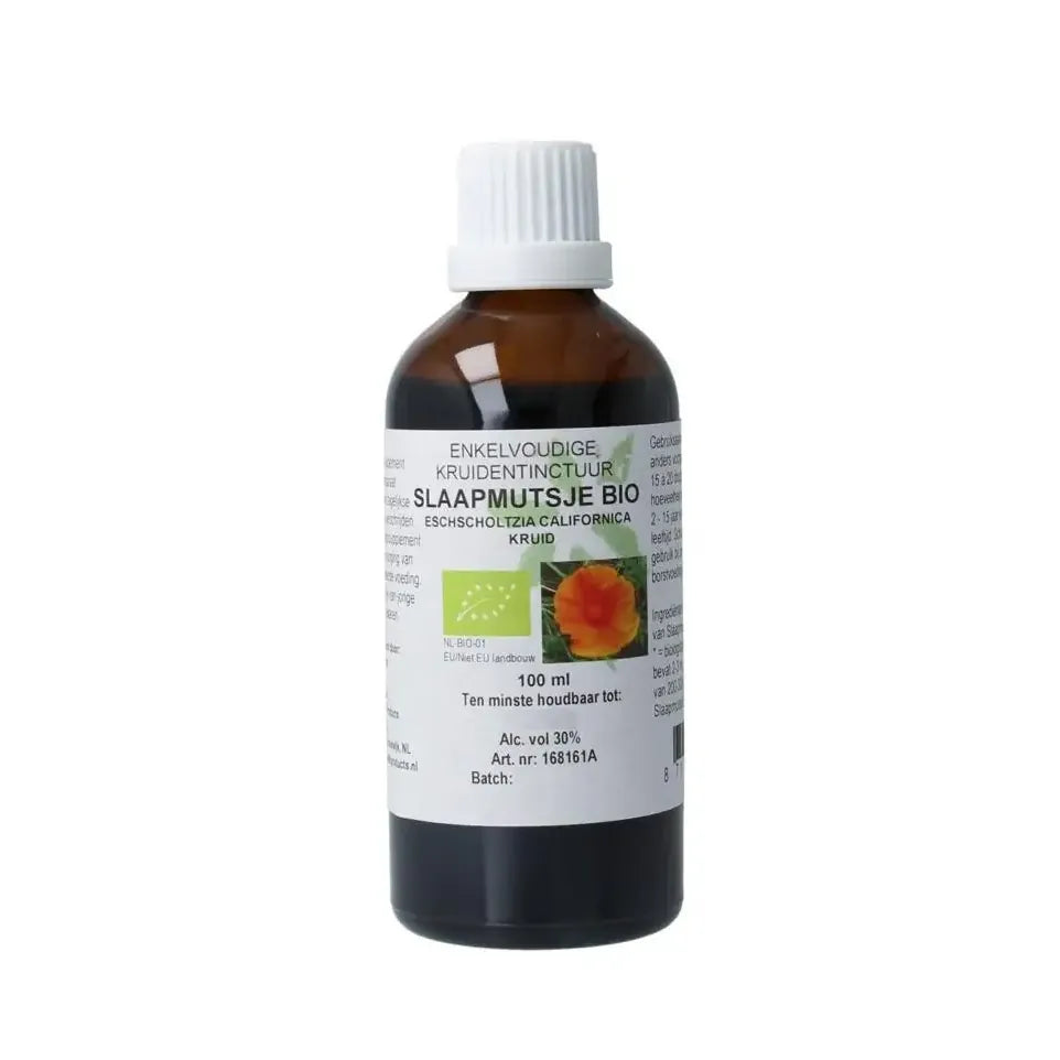 Cruydhof slaapmutsje tinctuur biologisch 100 ml