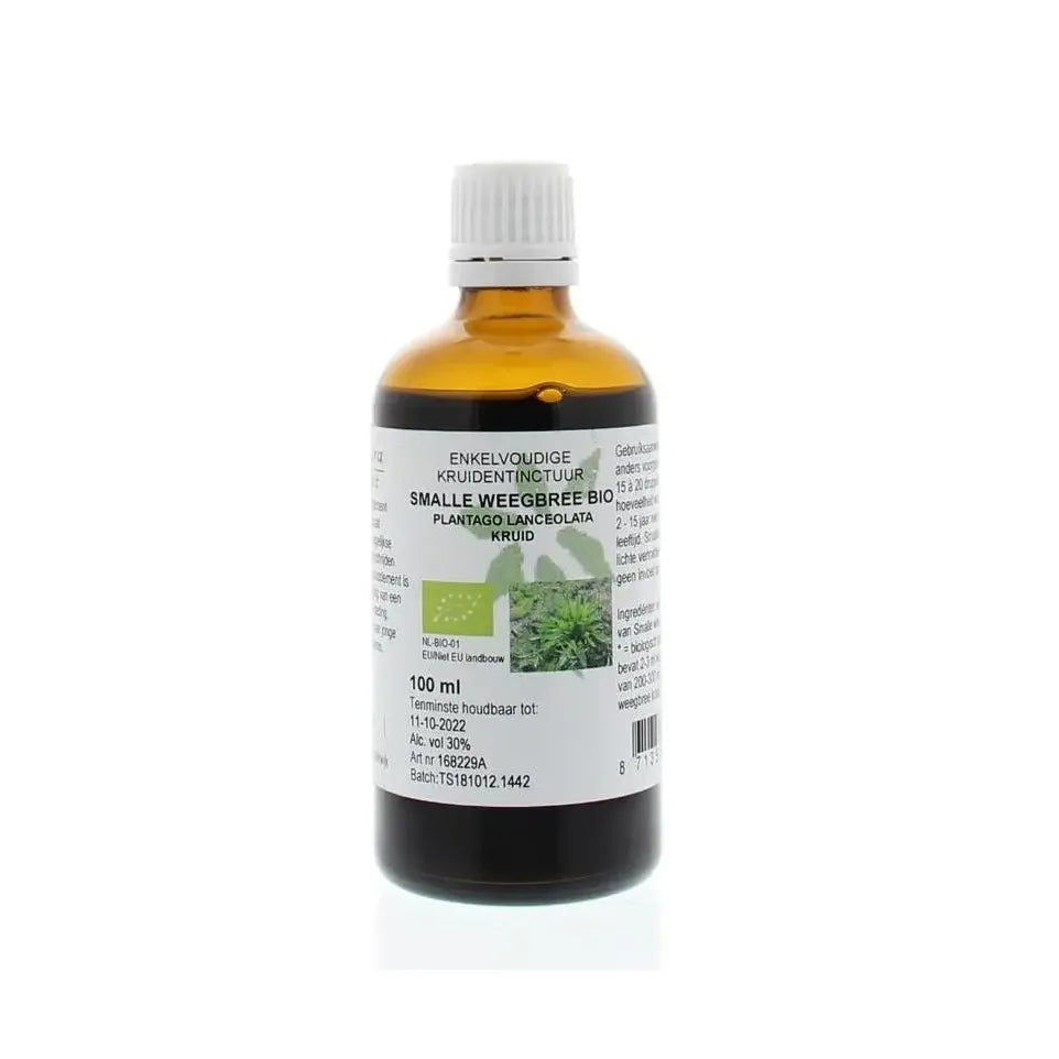 Cruydhof smalle weegbree tinctuur biologisch 100 ml