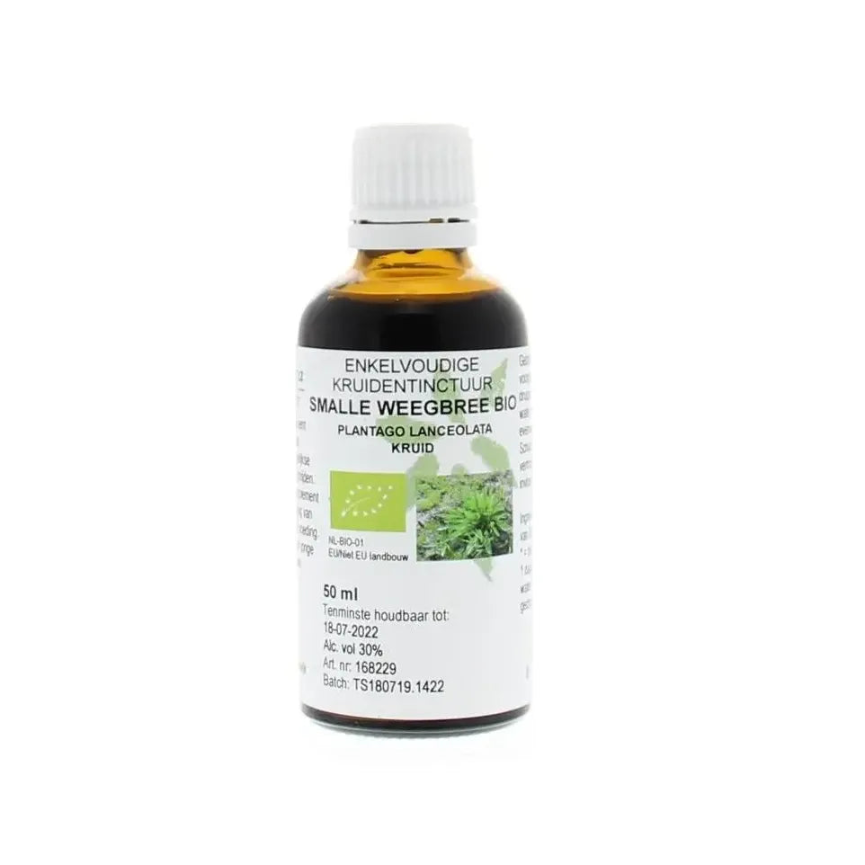 Cruydhof smalle weegbree tinctuur biologisch 50 ml