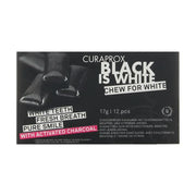 Curaprox Black is white kauwgom 12 stuks