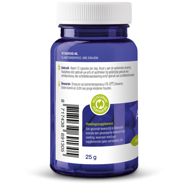 Vitakruid Ashwagandha KSM-66 & bioperine