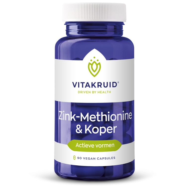 Vitakruid Zink methionine koper 90 vcaps