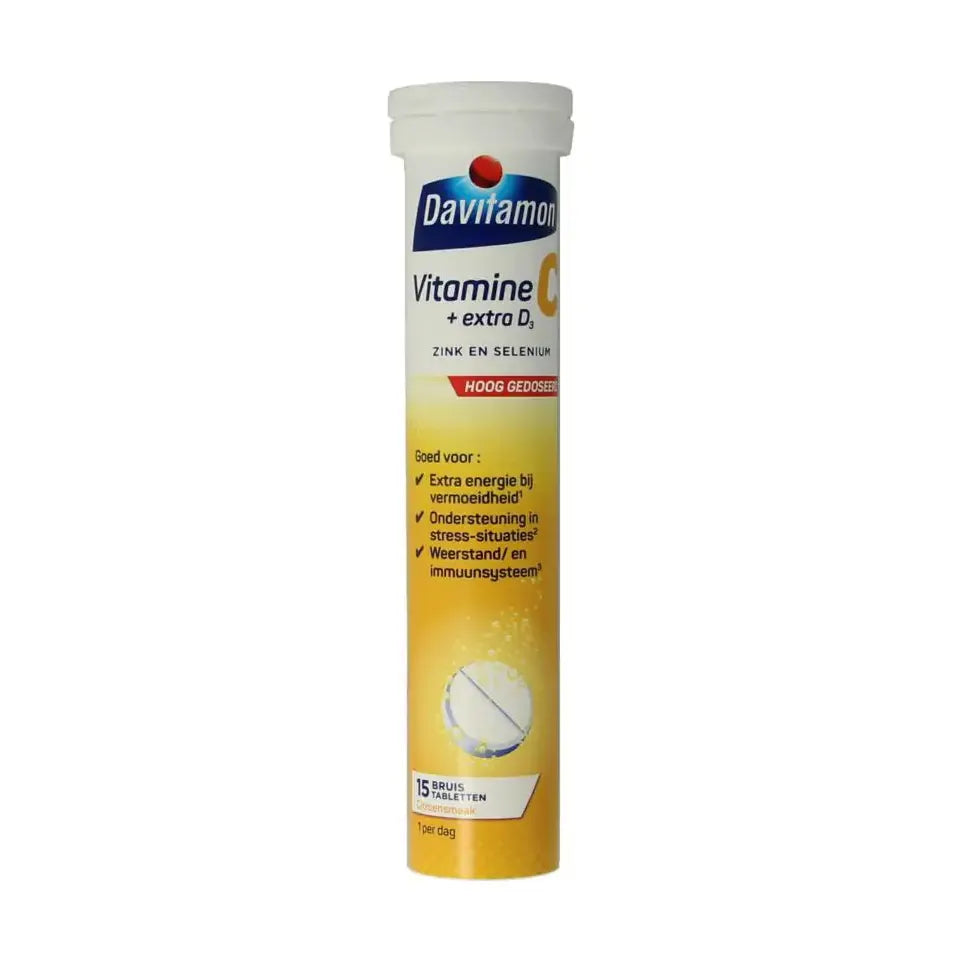 Davitamon Vitamine C & D3 15 bruistabletten