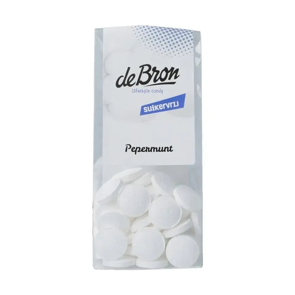De Bron Pepermunt suikervrij 80 gram