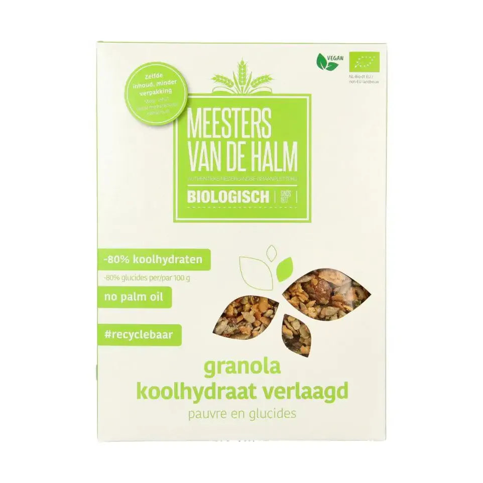 De Halm Granola koolhydraat verlaagd 350 gram