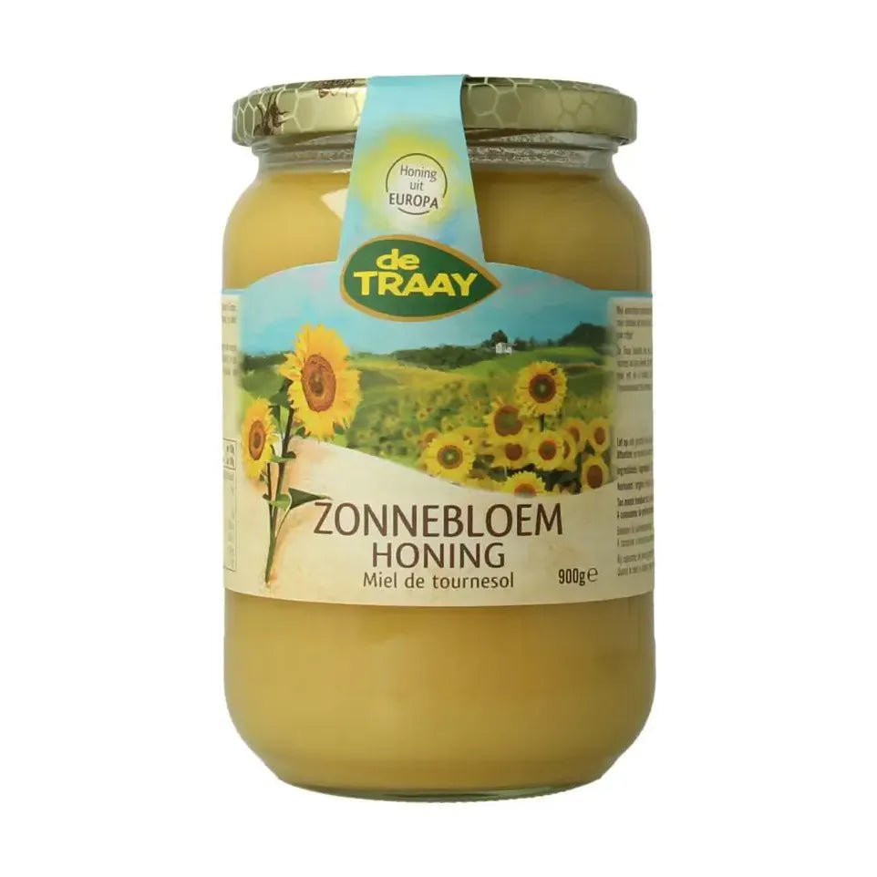De Traay Zonnebloem-klaverhoning 900 gram