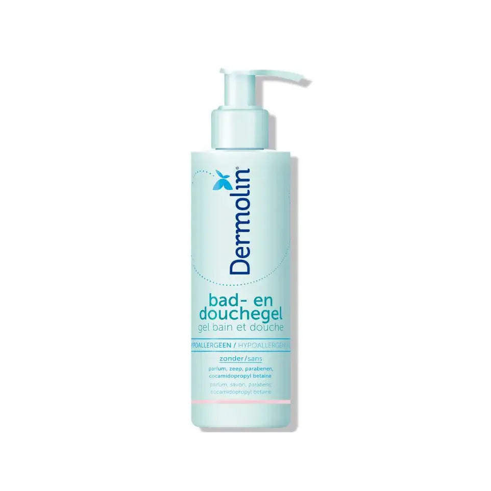 Dermolin Bad en douchegel CAPB vrij 200 ml
