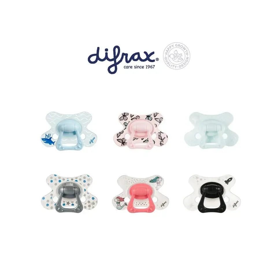 Difrax Fopspeen natural 6+ maanden met ring