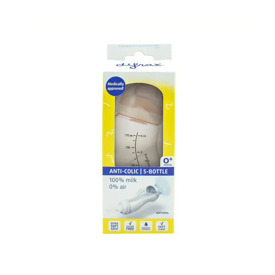 Difrax S-Fles natural roze 170 ml