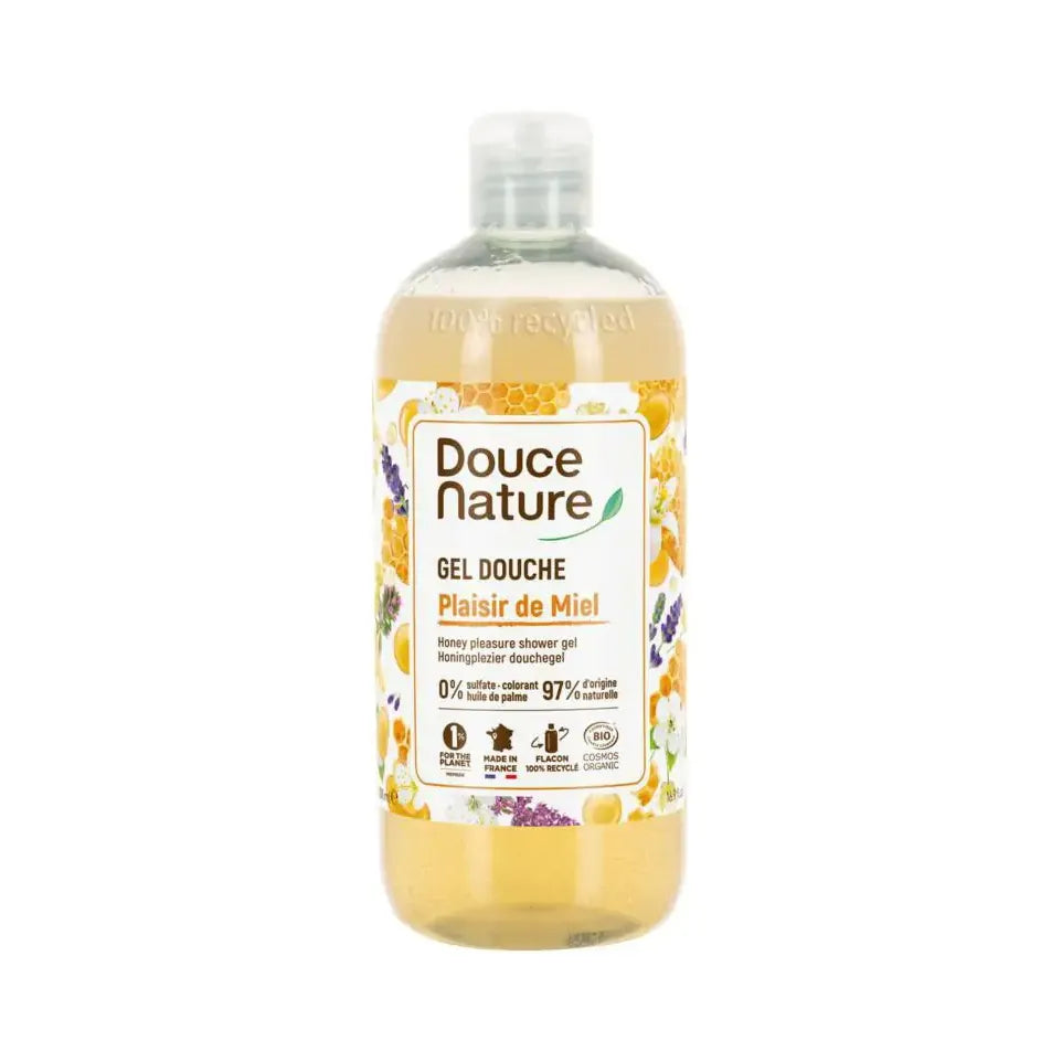 Douce Nature douchegel honing delice de mei 500 ml