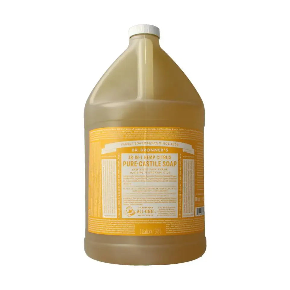 Dr Bronners bronners liquid soap citrus 3785 ml