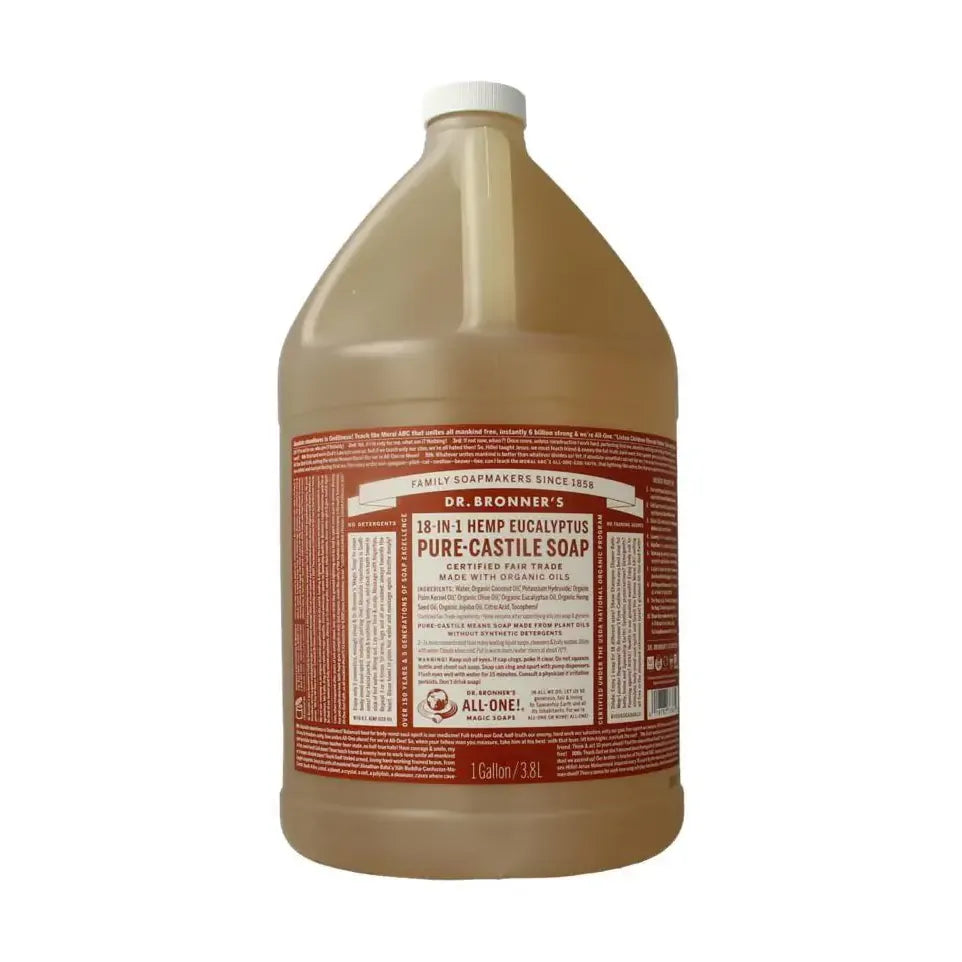 Dr Bronners bronners liquid soap eucalypt 3785 ml