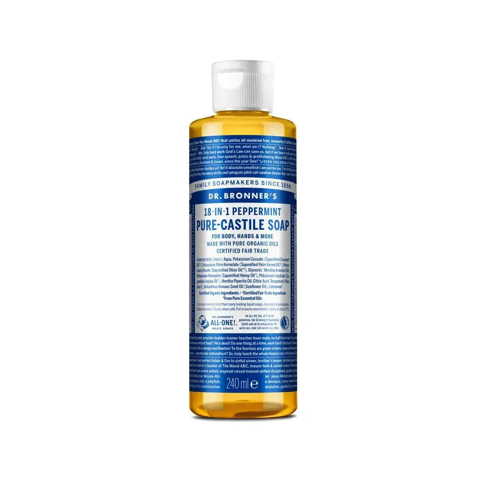 Dr Bronners Liquid soap peppermint 240 ml