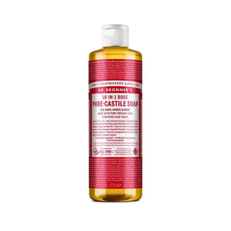DR Bronners Liquid soap roos 475 ml