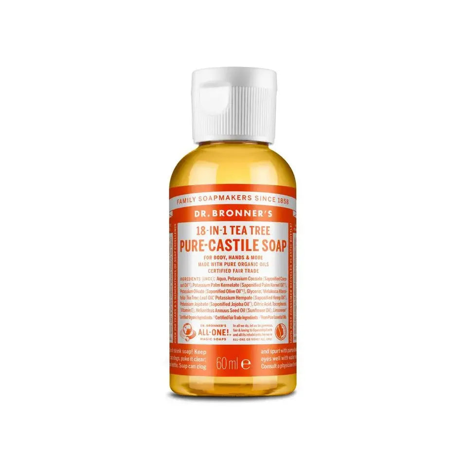 DR Bronners Liquid soap tea tree 60 ml