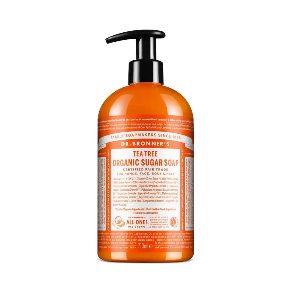 DR Bronners Shikakai zeep tea tree 710 ml