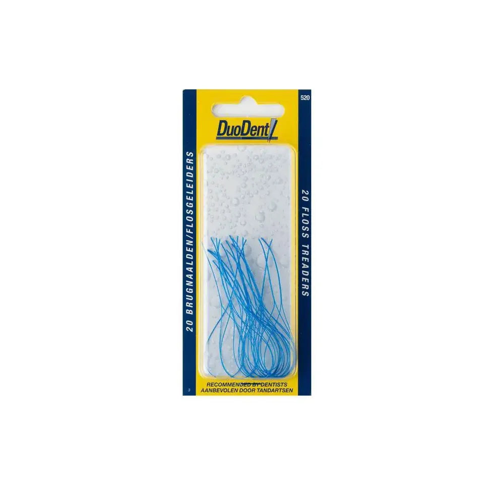 Duodent Brugnaald/flosgeleiders super fine 20 stuks