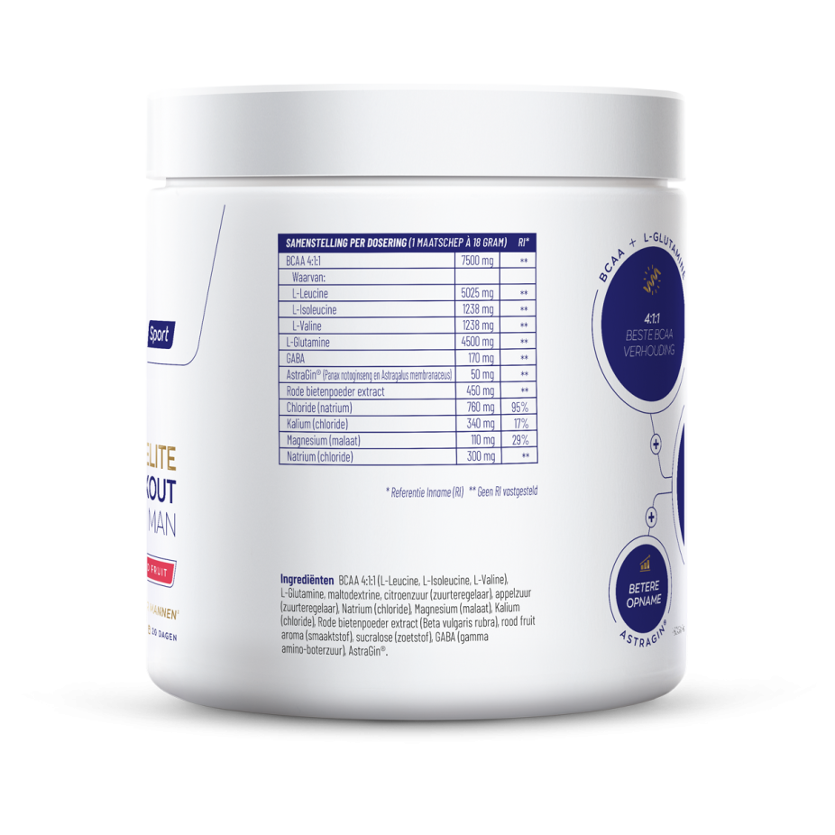 Vitakruid Elite Post Workout Man 360 gram