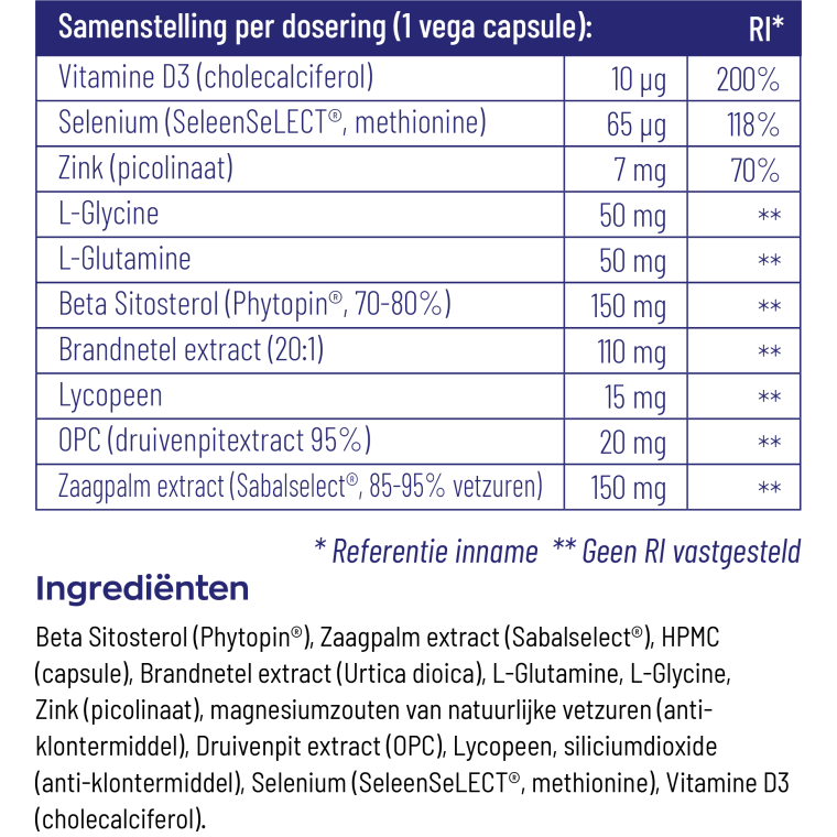 Vitakruid Prostaatformule 60 vcaps