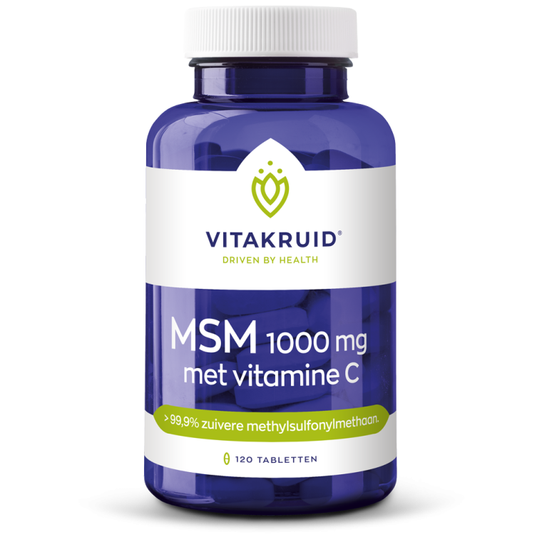 Vitakruid MSM met Vitamine C 120 tabletten