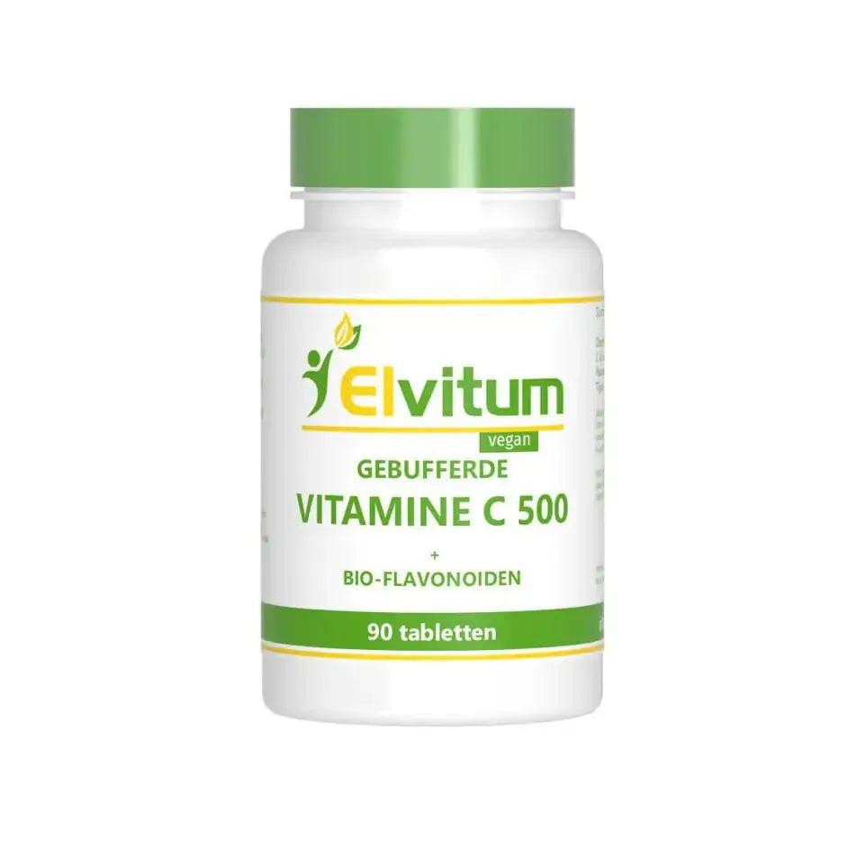 Elvitum Gebufferde vitamine C 500 mg 90 tabletten