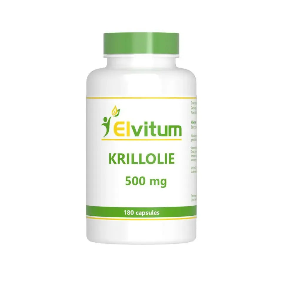 Elvitum Krill olie 500 mg 180 capsules