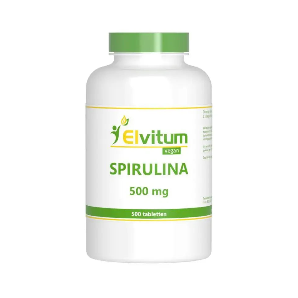 Elvitum Spirulina 500 mg 500 tabletten