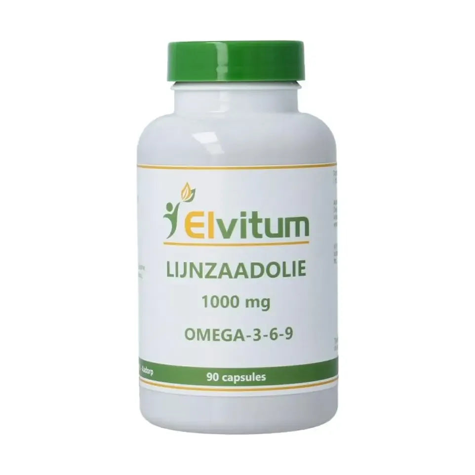 Elvitum Lijnzaadolie omega 3-6-9 90 capsules