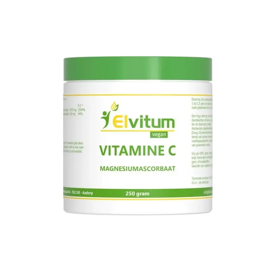 Elvitum Vitamine C poeder magnesiumsorbaat 250 gram