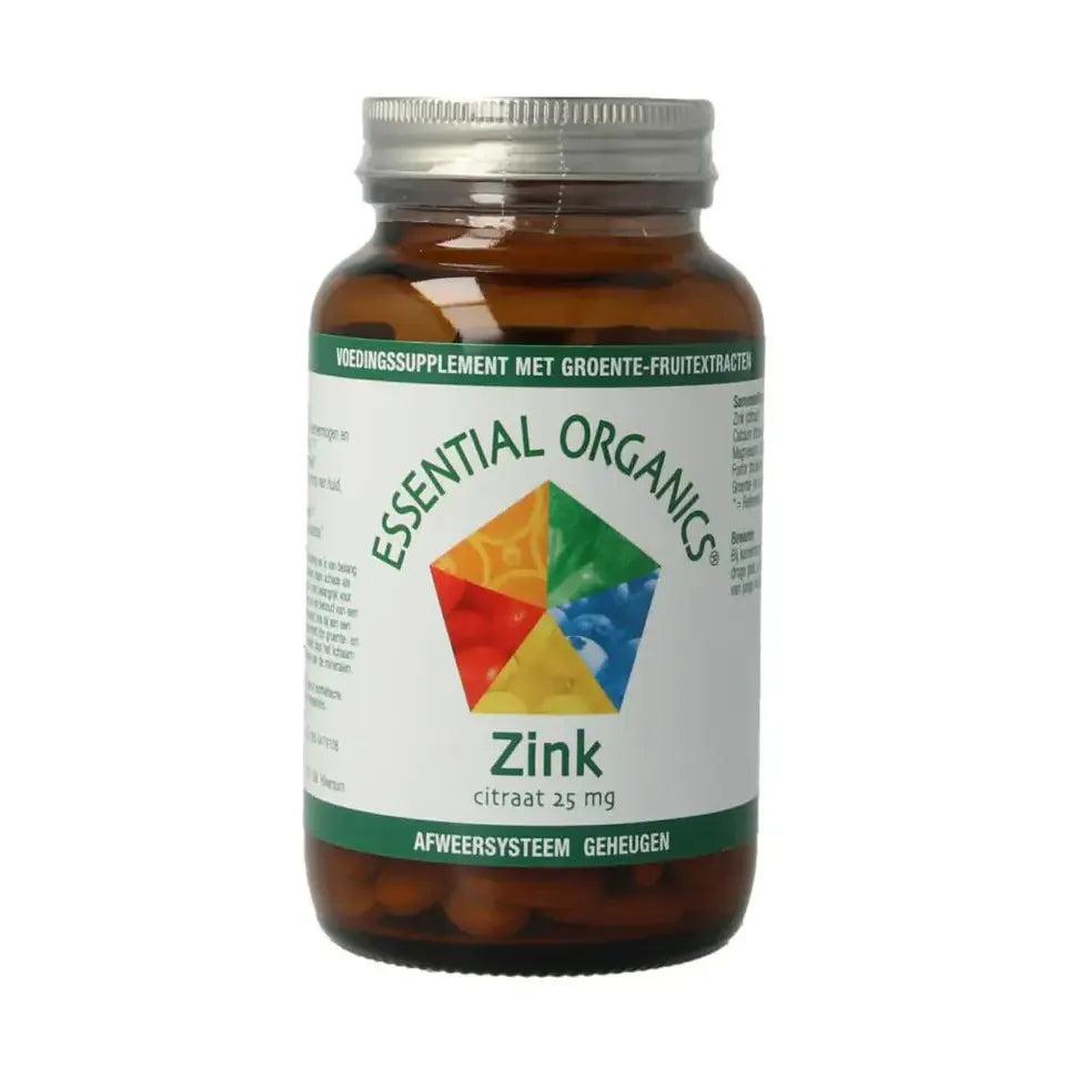 Essential Organics Zink 25 mg 90 tabletten