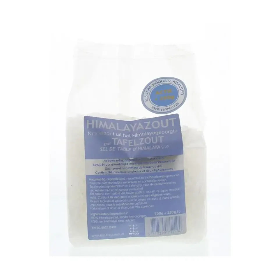 Esspo Himalayazout wit grof 700 + 250 actie 950 gram