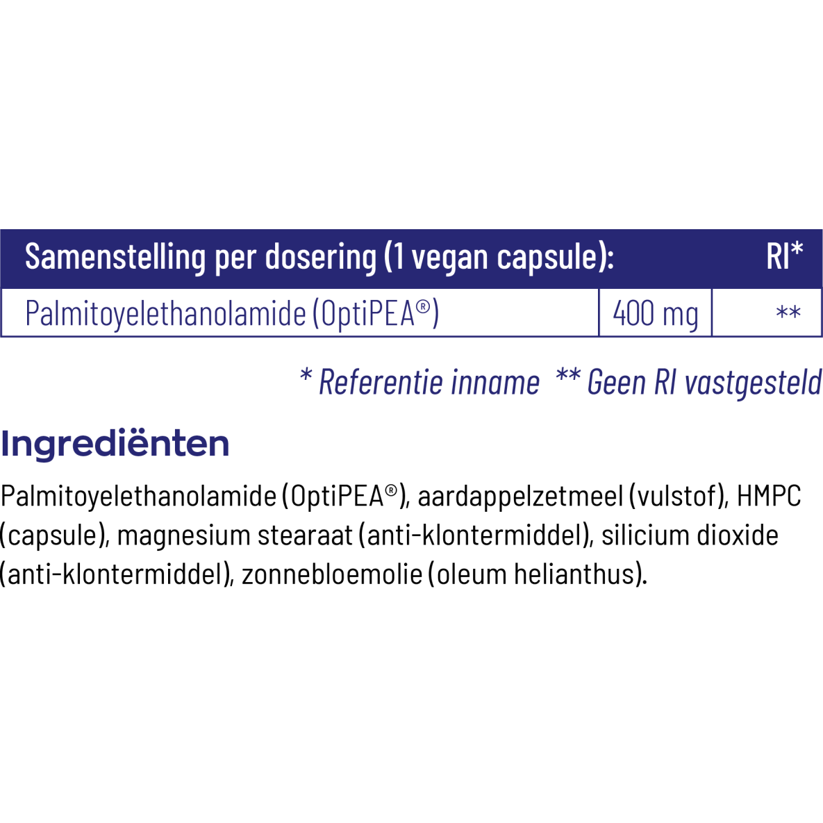Vitakruid Pea Puur 400 60 vcaps