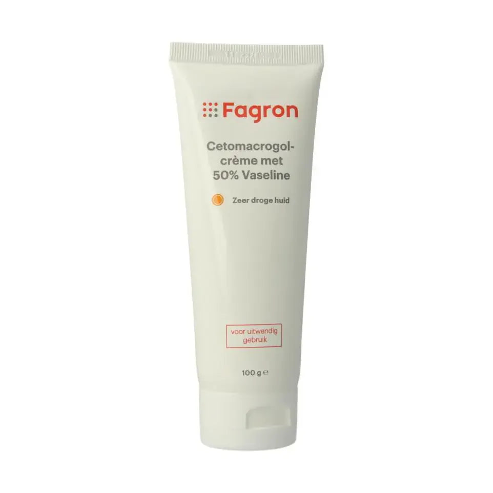 Fagron Cetomacrogol creme 50% vaseline 100 gram