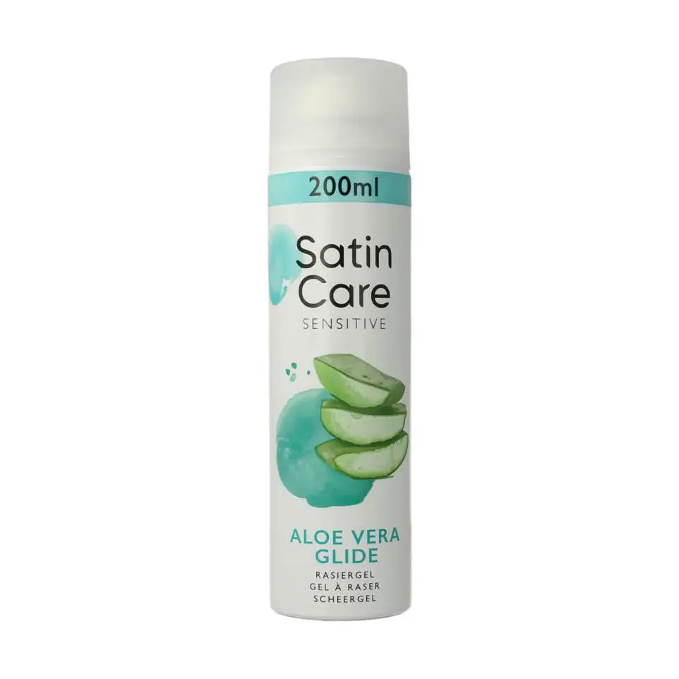 Gillette Satin care scheergel gevoelige huid 200 ml