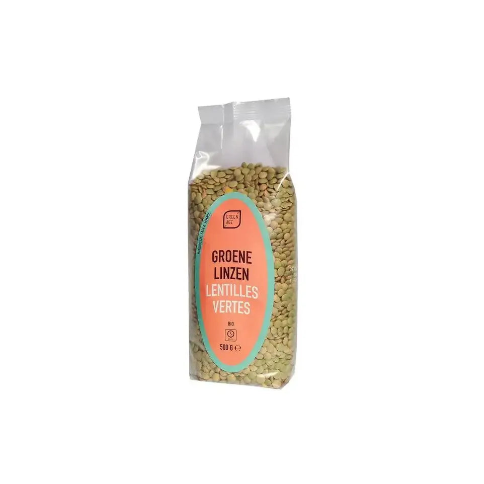 Greenage Groene linzen 500 gram