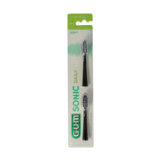 GUM sonic opzetborstel zwart 2 stuks